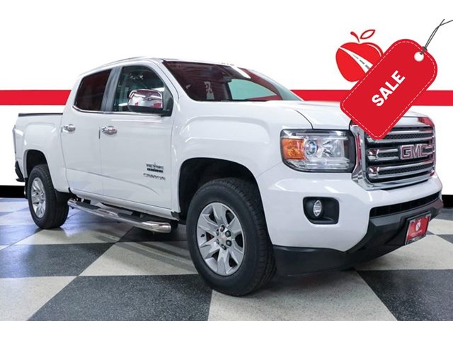 Summit White 2016 GMC Canyon SLE Crew Cab Pickup Truck 4X2 Automatic