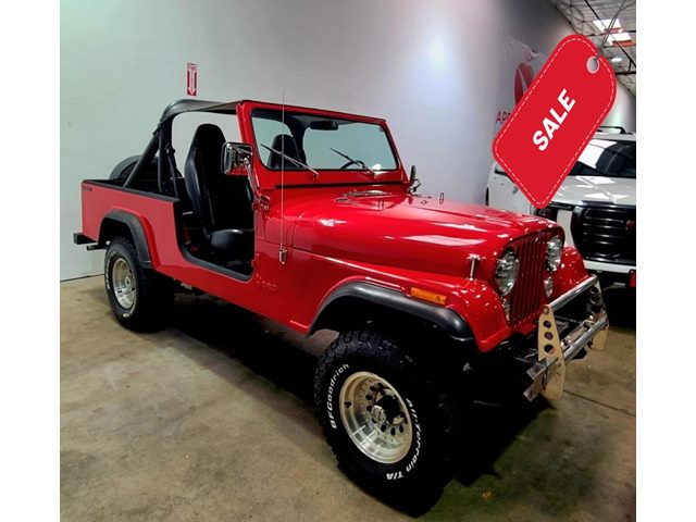 Red 1981 Jeep CJ-8 SUV / Crossover Four-Wheel Drive Automatic