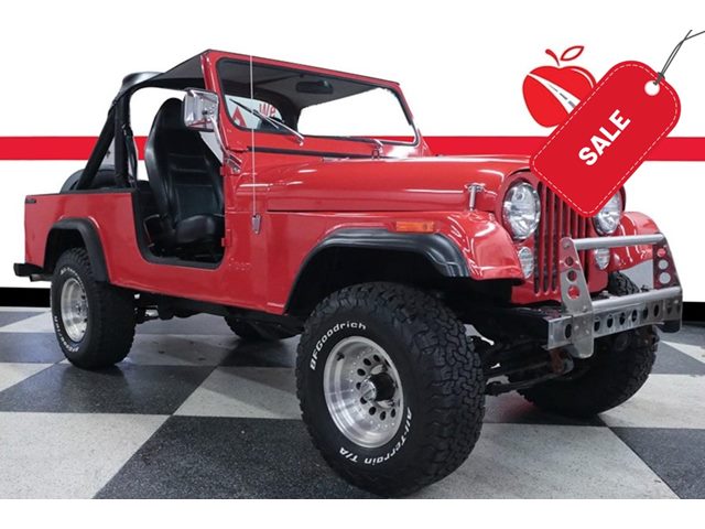 Red 1981 Jeep CJ-8 SUV / Crossover Four-Wheel Drive Automatic