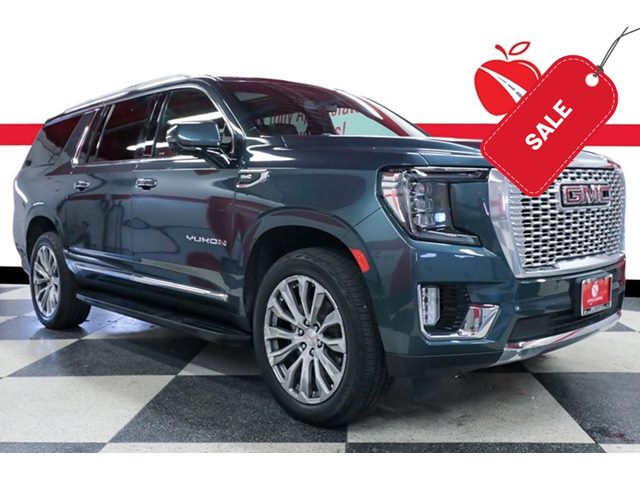 Gray (Dark Sky Metallic) 2021 GMC Yukon XL SUV / Crossover Four-Wheel Drive Automatic