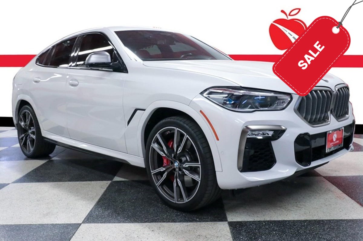 Mineral White Metallic 2021 BMW X6 SUV / Crossover All-Wheel Drive Automatic