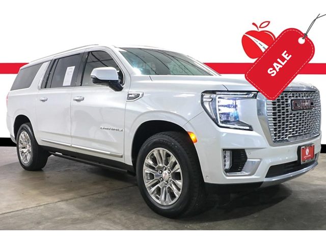 White Frost Tricoat 2024 GMC Yukon XL SUV / Crossover Four-Wheel Drive Automatic