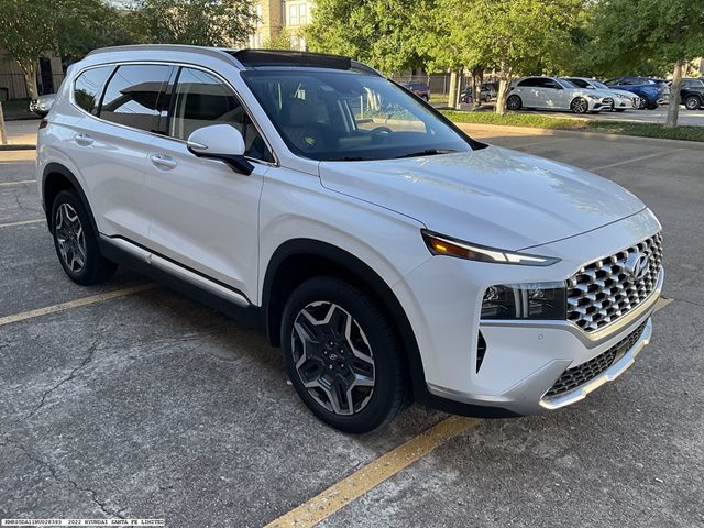Quartz White 2022 Hyundai Santa Fe Hybrid SUV / Crossover All-Wheel Drive Automatic