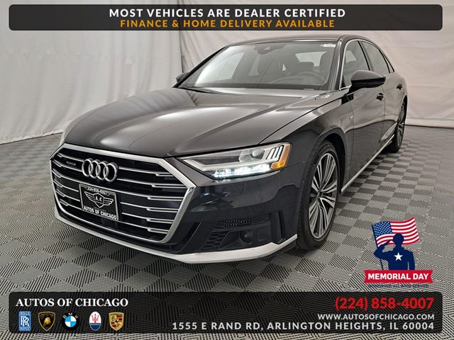 Vesuvius Gray Metallic 2021 Audi A8 L quattro 60 TFSI Sedan All-Wheel Drive Automatic