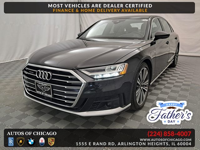 Vesuvius Gray Metallic 2021 Audi A8 L quattro 60 TFSI Sedan All-Wheel Drive Automatic