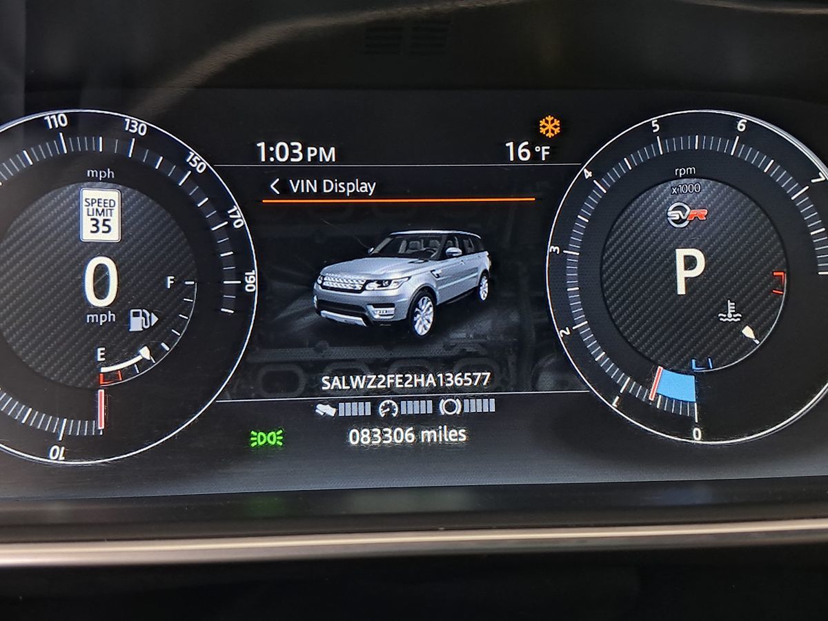 2017 Land Rover Range Rover Sport SVR photo 11