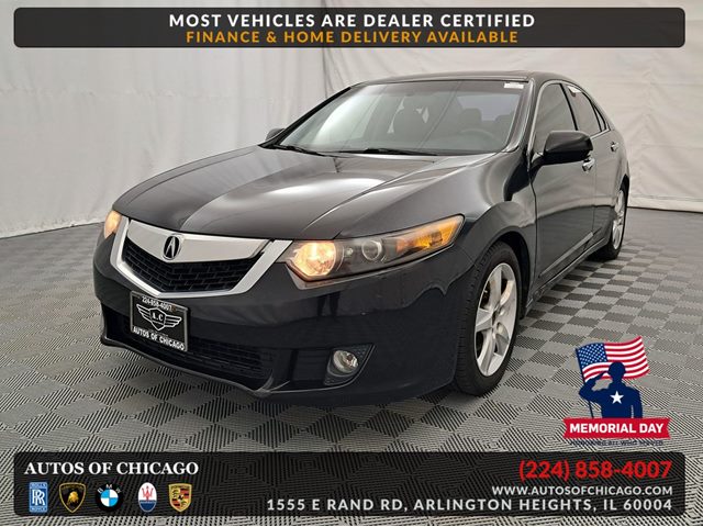 Crystal Black Pearl 2010 Acura TSX Sedan FWD Sedan Front-Wheel Drive Automatic
