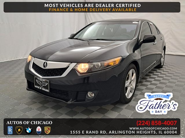 Crystal Black Pearl 2010 Acura TSX Sedan FWD Sedan Front-Wheel Drive Automatic