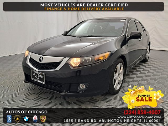 Crystal Black Pearl 2010 Acura TSX Sedan FWD Sedan Front-Wheel Drive Automatic