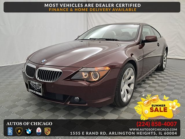 Barbera Red Metallic 2006 BMW 6 Series 650i Coupe RWD Coupe Rear-Wheel Drive Manual