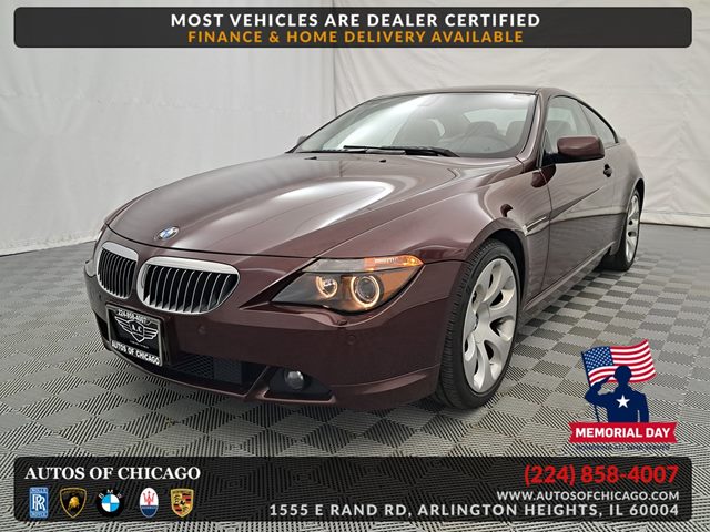Barbera Red Metallic 2006 BMW 6 Series 650i Coupe RWD Coupe Rear-Wheel Drive Automatic