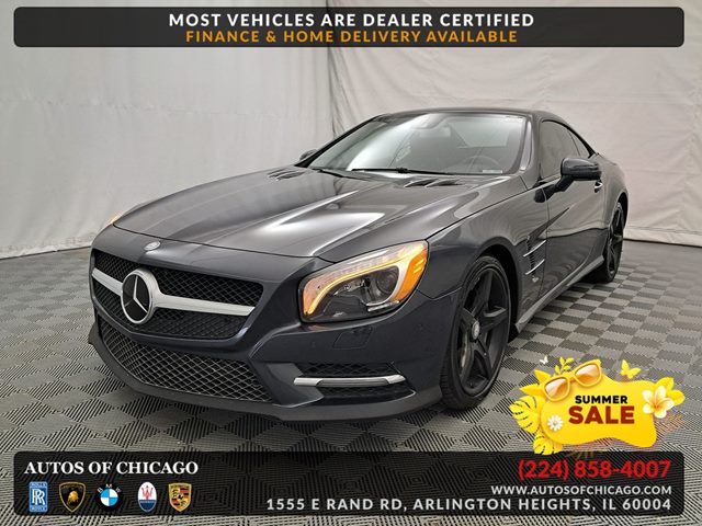 Gray (Steel Grey Metallic) 2013 Mercedes-Benz SL-Class SL 550 Convertible Rear-Wheel Drive Automatic