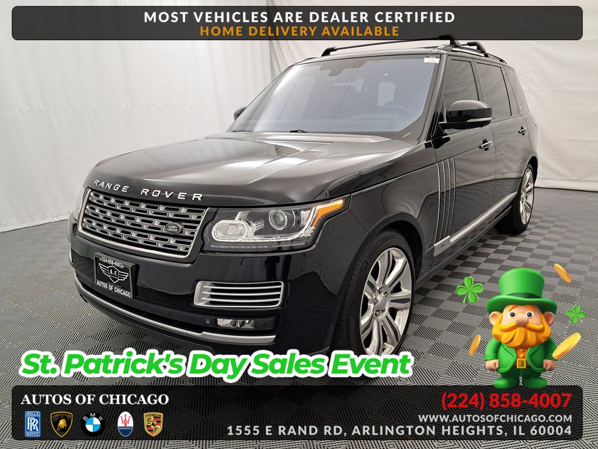 2015 Land Rover Range Rover V8 Autobiography Black LWB 4WD