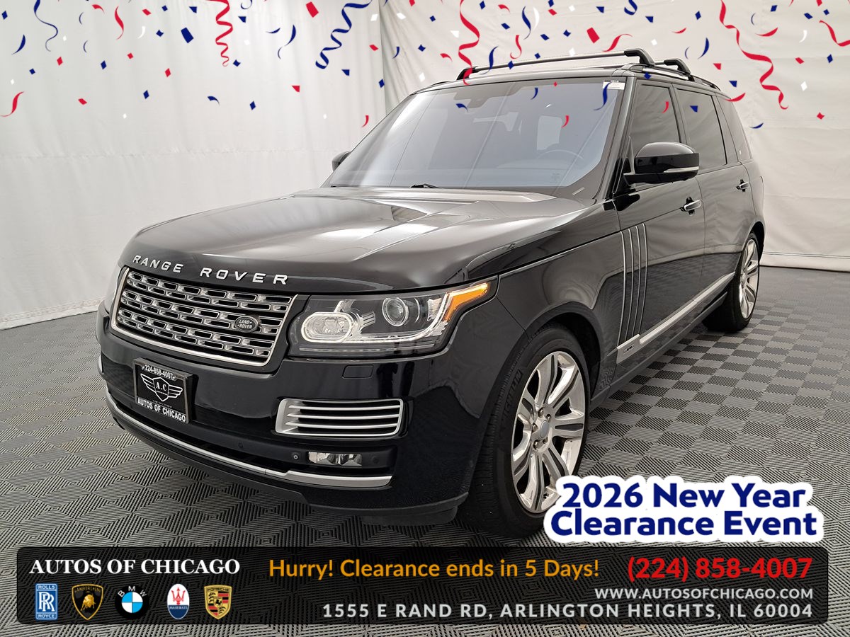 2015 Land Rover Range Rover V8 Autobiography Black LWB 4WD