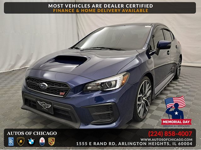 Lapis Blue Pearl 2020 Subaru WRX STI AWD Sedan All-Wheel Drive Manual