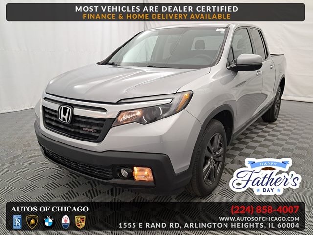 Lunar Silver Metallic 2019 Honda Ridgeline Sport AWD Pickup Truck All-Wheel Drive Automatic