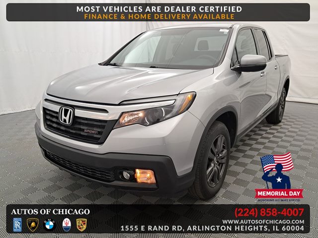 Lunar Silver Metallic 2019 Honda Ridgeline Sport AWD Pickup Truck All-Wheel Drive Automatic