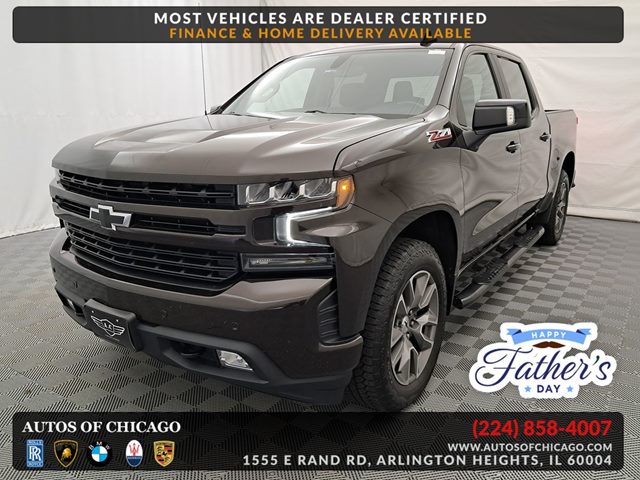 Havana Brown Metallic 2019 Chevrolet Silverado 1500 RST Crew Cab 4WD Pickup Truck Four-Wheel Drive Automatic