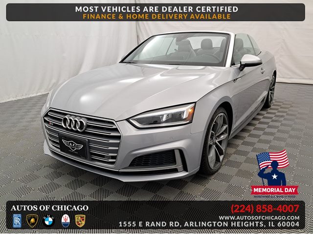 Florett Silver Metallic/Black Roof 2018 Audi S5 3.0T quattro Premium Plus Cabriolet AWD Convertible All-Wheel Drive Automatic