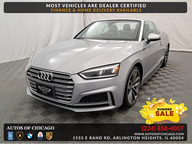 Florett Silver Metallic/Black Roof 2018 Audi S5 3.0T quattro Premium Plus Cabriolet AWD Convertible All-Wheel Drive Automatic