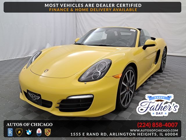 Racing Yellow 2013 Porsche Boxster S Convertible Rear-Wheel Drive Manual