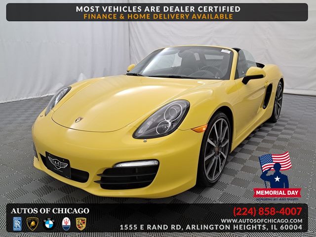 Racing Yellow 2013 Porsche Boxster S Convertible Rear-Wheel Drive Manual