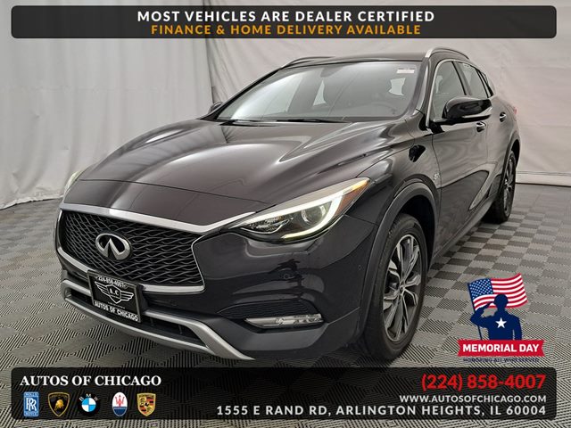 Black 2018 INFINITI QX30 Luxury AWD SUV / Crossover All-Wheel Drive 7-Speed Automatic Overdrive