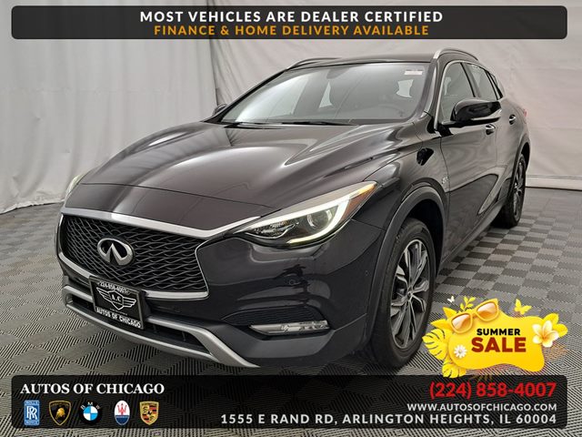 Black 2018 INFINITI QX30 Luxury AWD SUV / Crossover All-Wheel Drive 7-Speed Automatic Overdrive