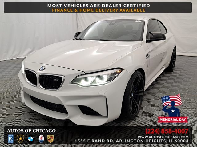 Alpine White 2018 BMW M2 RWD Coupe Rear-Wheel Drive Manual