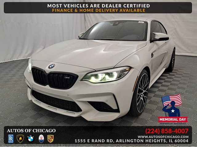 Alpine White 2020 BMW M2 Competition RWD Coupe Rear-Wheel Drive Automatic