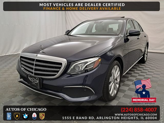 Lunar Blue Metallic 2018 Mercedes-Benz E-Class E 300 4MATIC Sedan AWD Sedan All-Wheel Drive Automatic