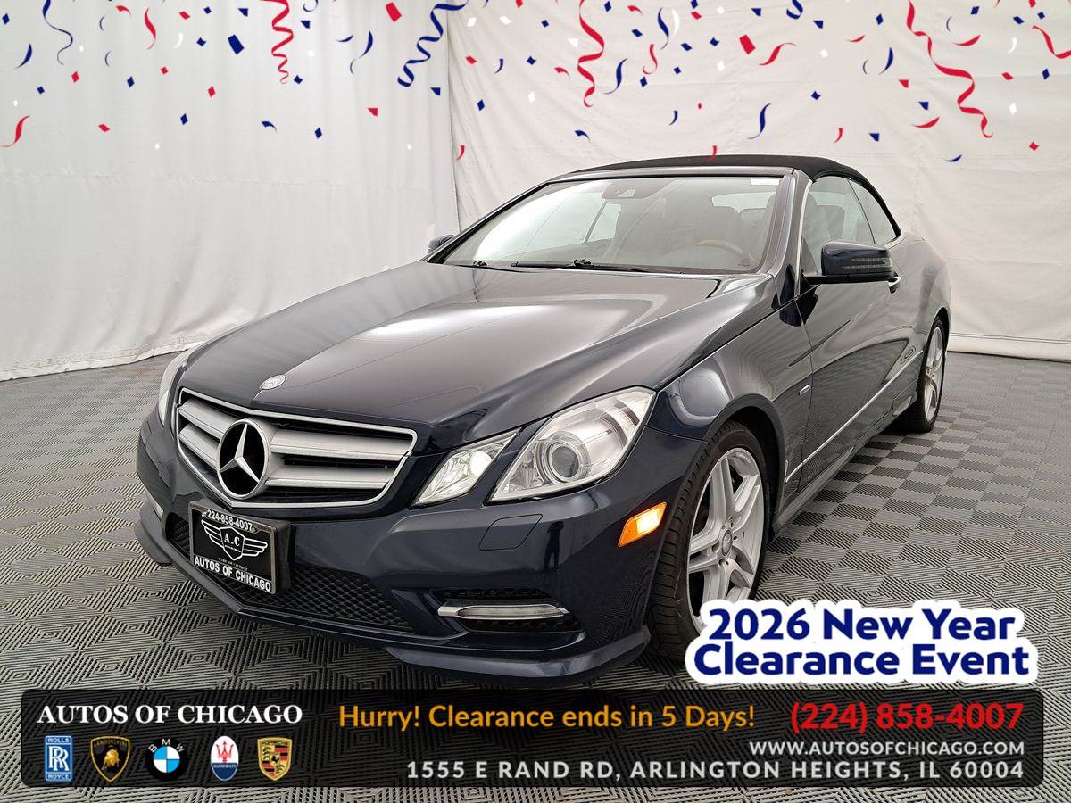 2012 Mercedes-Benz E-Class E 550 Cabriolet