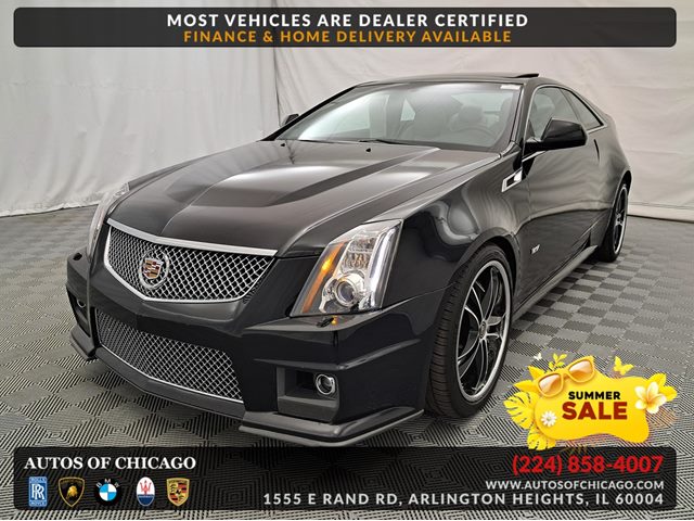 Black Raven 2011 Cadillac CTS-V Coupe RWD Coupe Rear-Wheel Drive Automatic