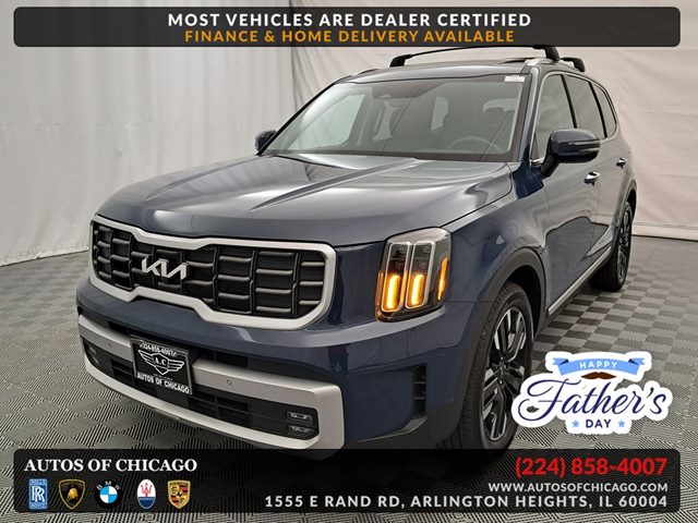 Midnight Lake Blue 2024 Kia Telluride SX AWD SUV / Crossover All-Wheel Drive Automatic