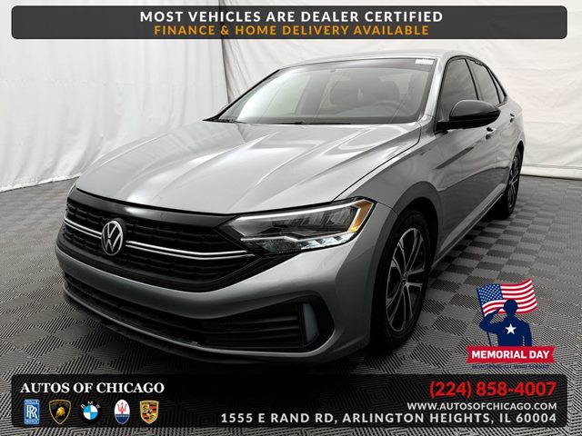 Pyrite Silver Metallic 2022 Volkswagen Jetta 1.5T Sport FWD Sedan Front-Wheel Drive Automatic