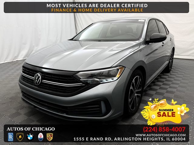 Pyrite Silver Metallic 2022 Volkswagen Jetta 1.5T Sport FWD Sedan Front-Wheel Drive Automatic
