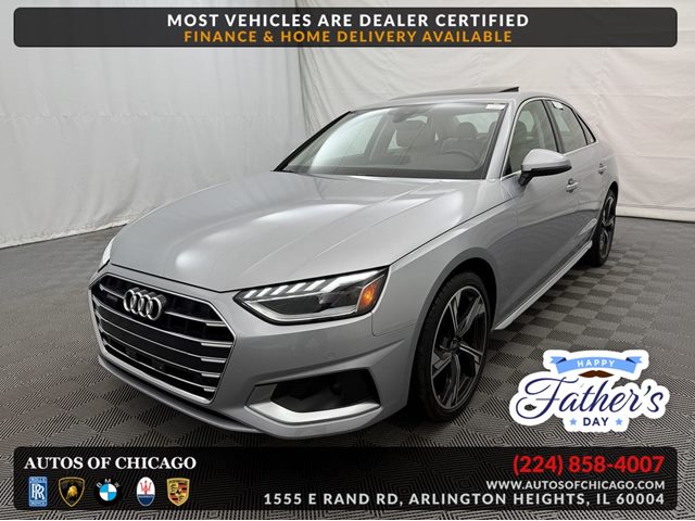 Florett Silver Metallic 2023 Audi A4 quattro Premium 40 TFSI AWD Sedan All-Wheel Drive Automatic