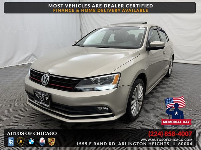 Moonrock Silver Metallic 2015 Volkswagen Jetta SE Sedan Front-Wheel Drive Automatic