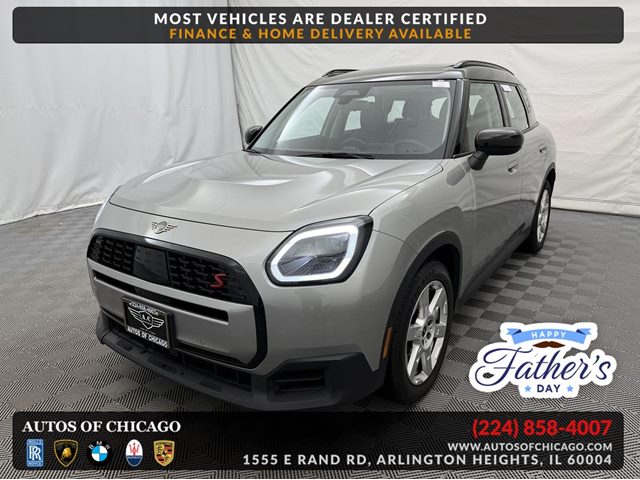 Melting Silver III Metallic 2025 MINI Countryman Cooper S ALL4 SUV / Crossover All-Wheel Drive Automatic