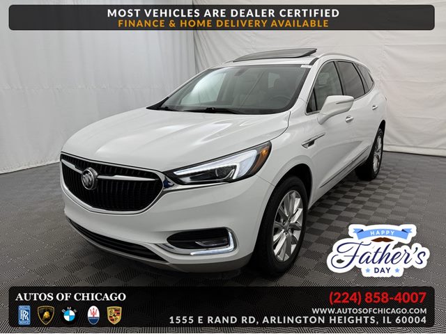 White 2021 Buick Enclave Essence AWD SUV / Crossover Four-Wheel Drive Automatic