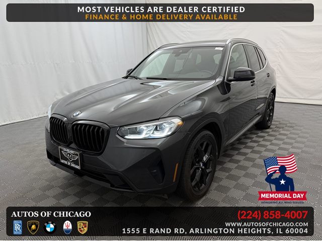 Gray (Dark Graphite Metallic) 2024 BMW X3 xDrive30i AWD SUV / Crossover All-Wheel Drive Automatic