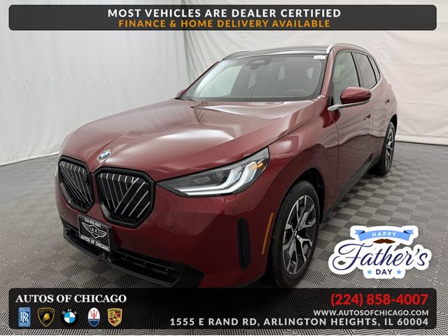 Vegas Red Metallic 2025 BMW X3 30 xDrive SUV / Crossover All-Wheel Drive Automatic