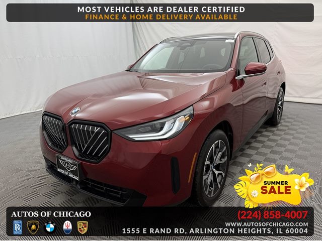 Vegas Red Metallic 2025 BMW X3 30 xDrive SUV / Crossover All-Wheel Drive Automatic