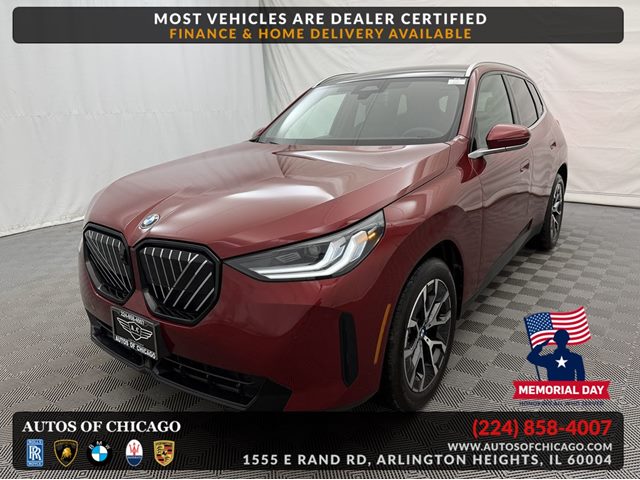 Vegas Red Metallic 2025 BMW X3 30 xDrive SUV / Crossover All-Wheel Drive Automatic