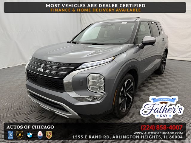 Mercury Gray Metallic 2024 Mitsubishi Outlander SE Black Edition S-AWC SUV / Crossover All-Wheel Drive Automatic