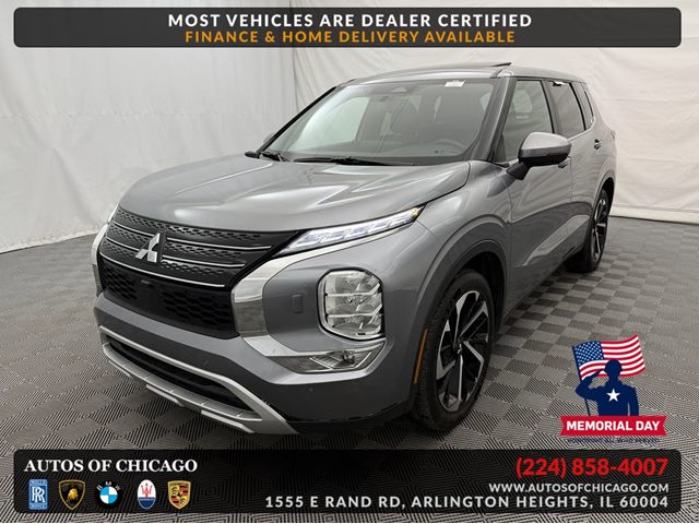 Mercury Gray Metallic 2024 Mitsubishi Outlander SE Black Edition S-AWC SUV / Crossover All-Wheel Drive Automatic