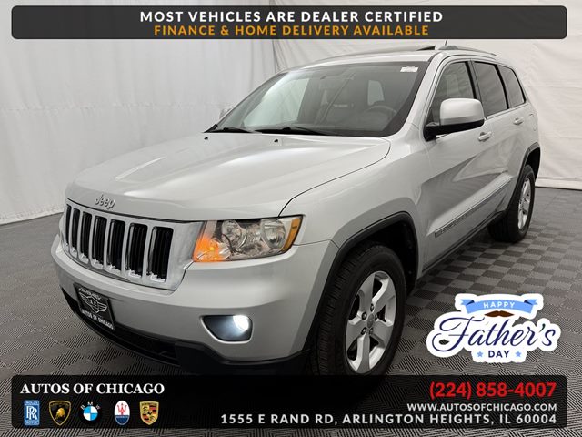 Bright Silver Metallic 2012 Jeep Grand Cherokee Laredo 4WD SUV / Crossover Four-Wheel Drive Automatic