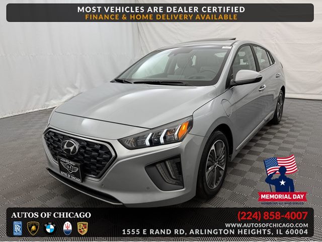 Stellar Silver 2021 Hyundai Ioniq Hybrid Plug-In Limited FWD Hatchback Front-Wheel Drive Automatic