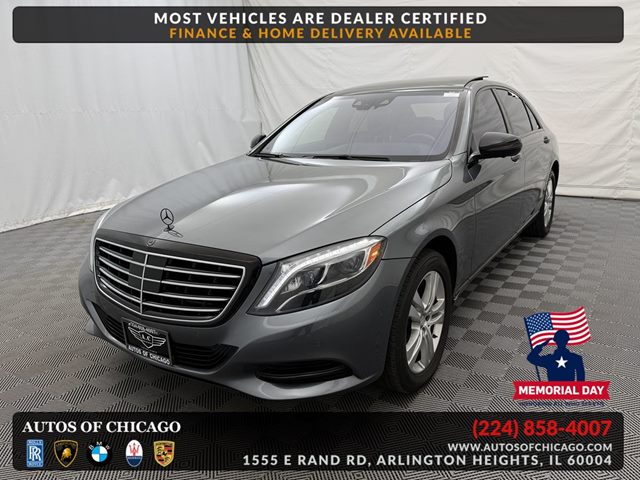 Gray (Selenite Grey Metallic) 2017 Mercedes-Benz S-Class S 550 Sedan 4MATIC Sedan All-Wheel Drive Automatic