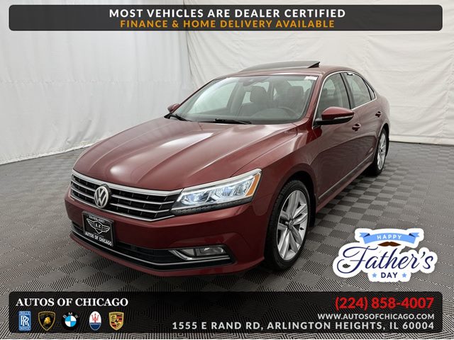 Fortana Red 2016 Volkswagen Passat 1.8T SEL Premium Sedan Front-Wheel Drive Automatic